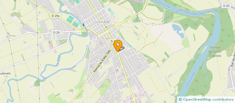 localisation de l'entreprise BIO-SAVE  GRENADE SUR GARONNE
