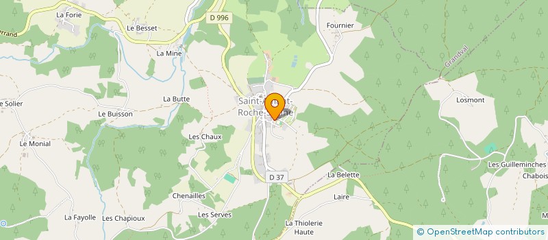 localisation de l'entreprise BIO SAVINE à SAINT-AMANT-ROCHE-SAVINE