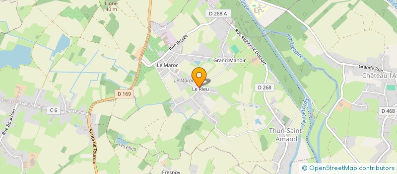 localisation de l'entreprise BIO'SCARPE  THUN-SAINT-AMAND