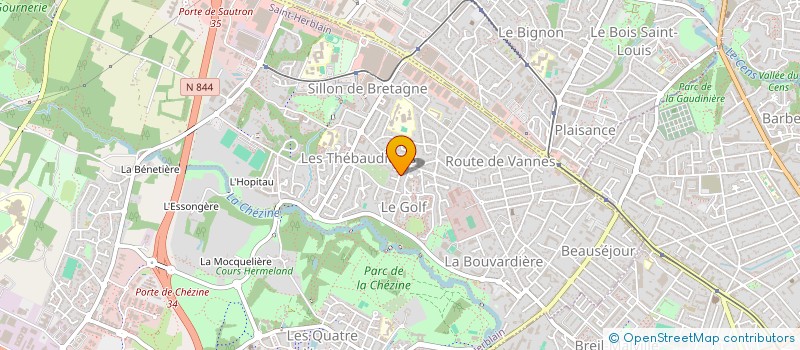 localisation de l'entreprise BIO'SCENE PAYSAGISTE  SAINT-HERBLAIN