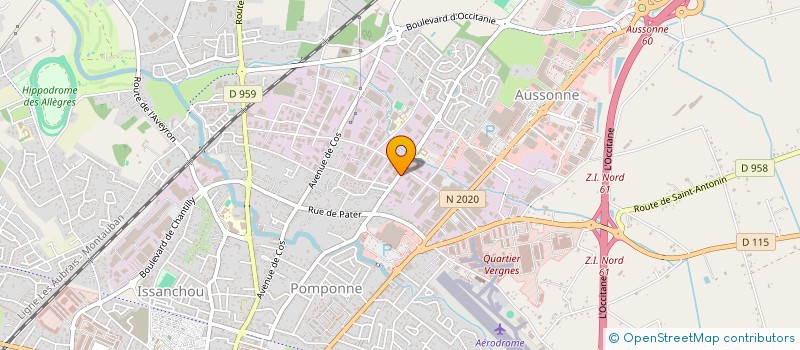 localisation de l'entreprise BIO-SCOP MONTAUBAN  MONTAUBAN
