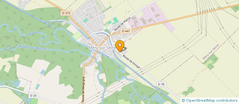 localisation de l'entreprise BIO'SEINE à MERY-SUR-SEINE