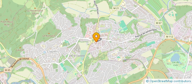 localisation de l'entreprise BIO & SENS JACOU  JACOU