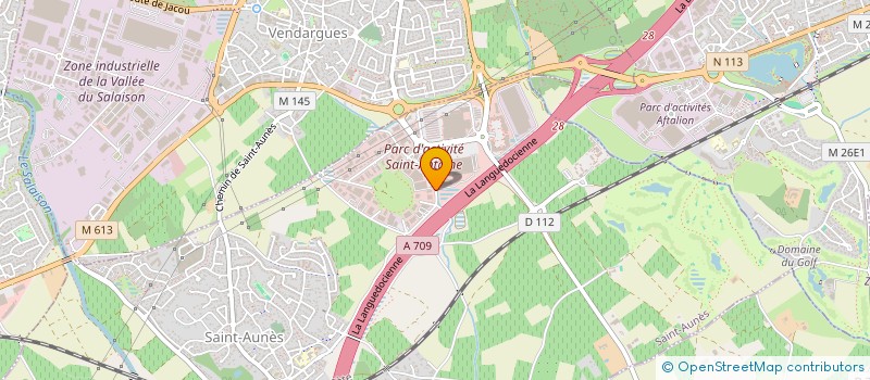 localisation de l'entreprise BIO & SENS SAINT AUNES  SAINT-AUNES