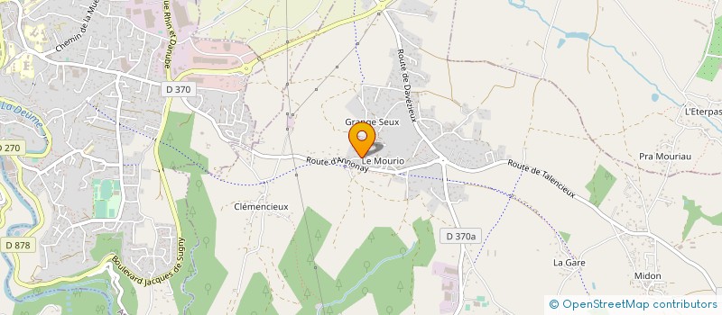 localisation de l'entreprise BIO SERVICES à VERNOSC-LES-ANNONAY