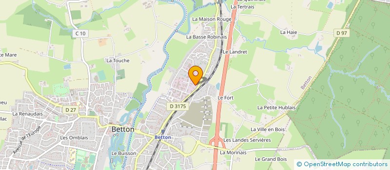 localisation de l'entreprise BIO-SHOPPING à BETTON