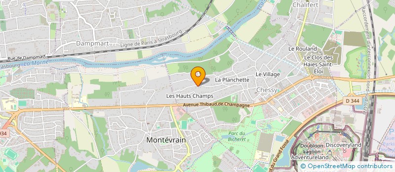 localisation de l'entreprise BIO-SIGMA à CHESSY