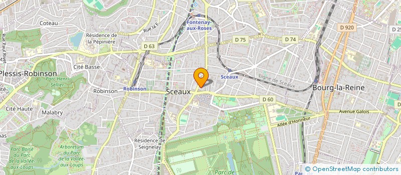 localisation de l'entreprise BIO-SOURCING à SCEAUX
