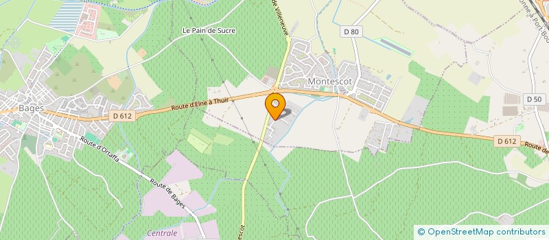 localisation de l'entreprise BIO SUD à MONTESCOT