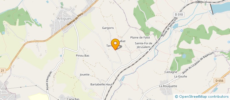localisation de l'entreprise BIO TANK à PONT-DU-CASSE