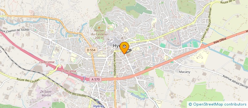 localisation de l'entreprise BIO TEA FOOD à HYERES