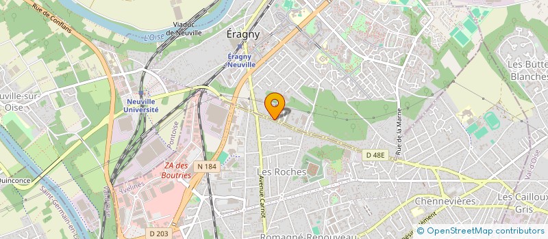 localisation de l'entreprise BIO-TECH FRANCE à ERAGNY