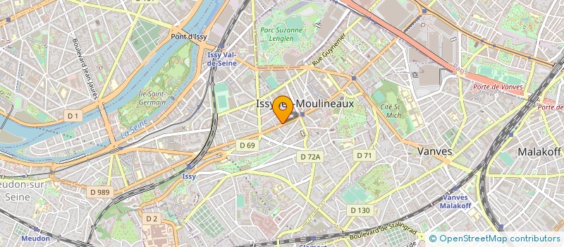 localisation de l'entreprise BIO TEKNIK CONSTRUCTION à ISSY-LES-MOULINEAUX