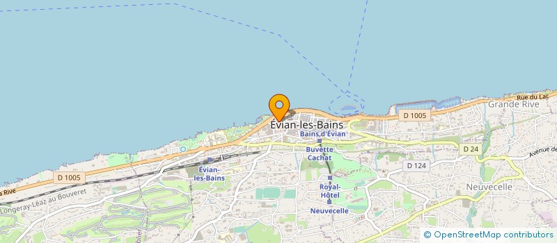 localisation de l'entreprise BIO' TOP EVIAN à EVIAN-LES-BAINS