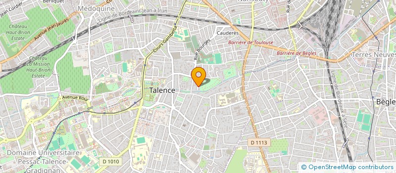 localisation de l'entreprise BIO-TOX à TALENCE
