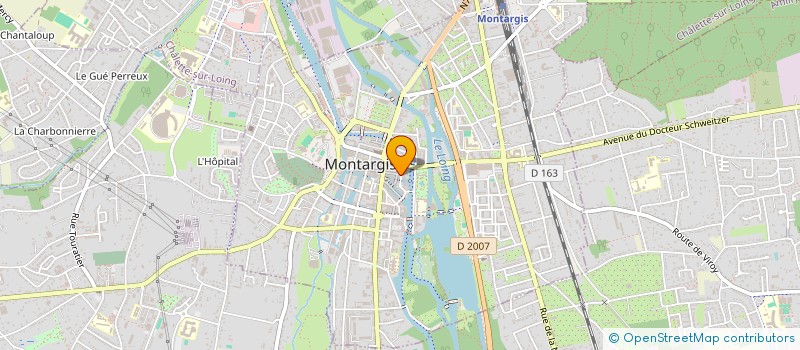 localisation de l'entreprise BIO'TY à MONTARGIS