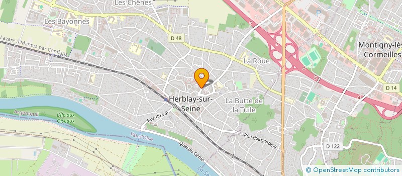 localisation de l'entreprise BIO'TY ZEN à HERBLAY-SUR-SEINE