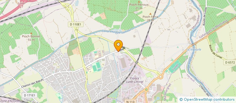 localisation de l'entreprise BIO-UV GROUP  LUNEL