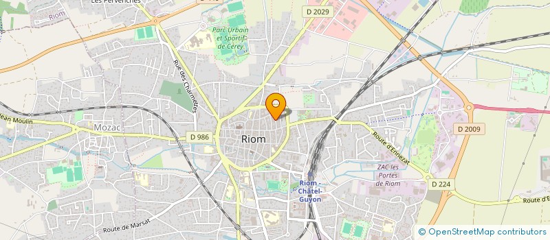 localisation de l'entreprise BIO-VALO à RIOM