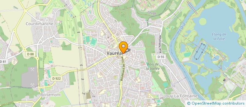 localisation de l'entreprise BIO VAUREAL  VAUREAL