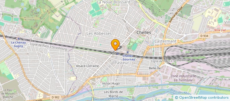localisation de l'entreprise BIOAL à CHELLES