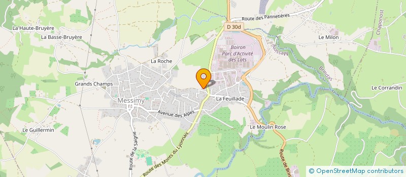 localisation de l'entreprise BIOASTIER  MESSIMY