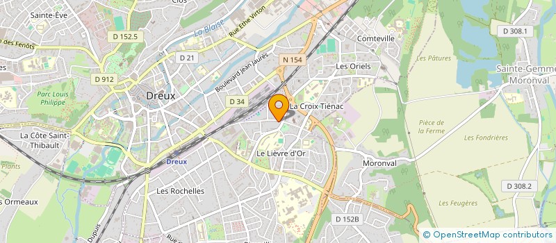 localisation de l'entreprise BIOATOME SAS à DREUX