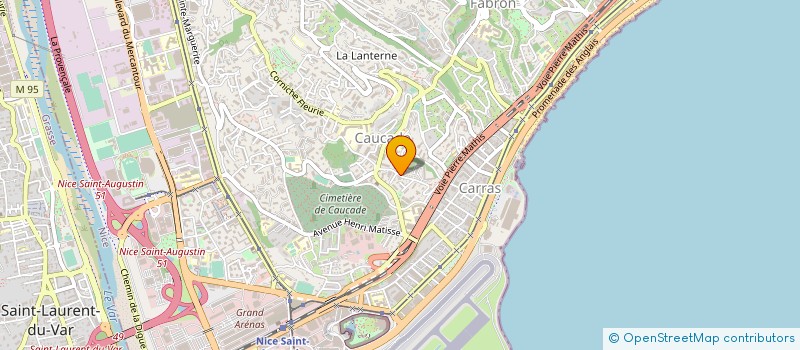 localisation de l'entreprise BIOBAMB à NICE