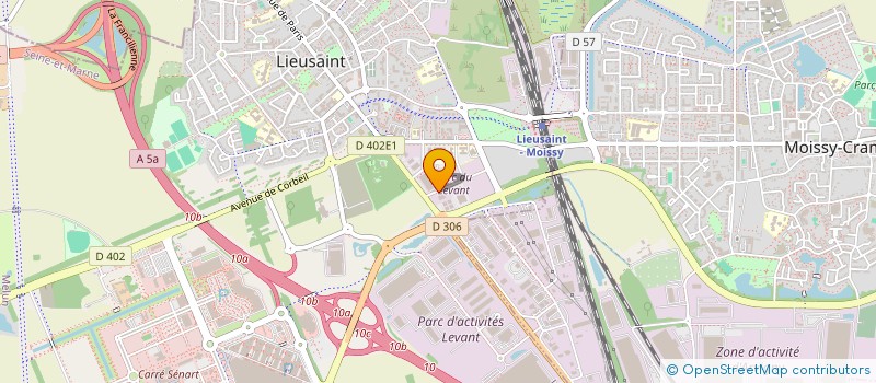 localisation de l'entreprise BIOBANK à LIEUSAINT