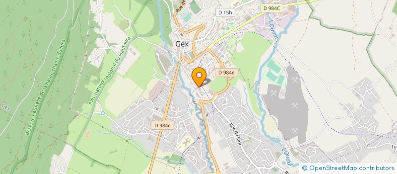 localisation de l'entreprise BIOBAT 01  GEX