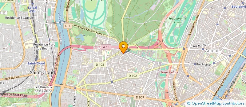 localisation de l'entreprise BIOBIOS à BOULOGNE-BILLANCOURT