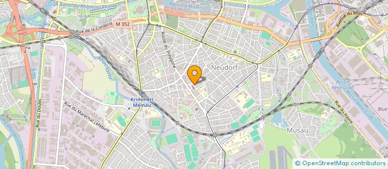localisation de l'entreprise BIOBULLE à STRASBOURG