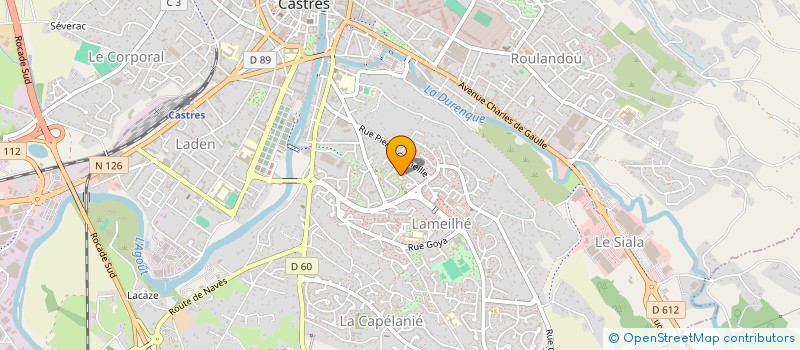 localisation de l'entreprise BIOCADIS à CASTRES