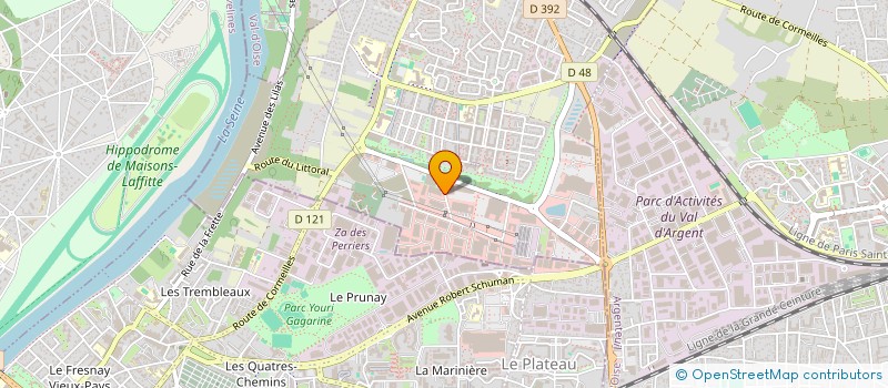 localisation de l'entreprise BIOCAIR FRANCE SAS à CORMEILLES-EN-PARISIS