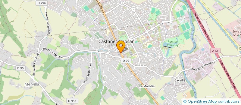 localisation de l'entreprise BIOCAL à CASTANET-TOLOSAN
