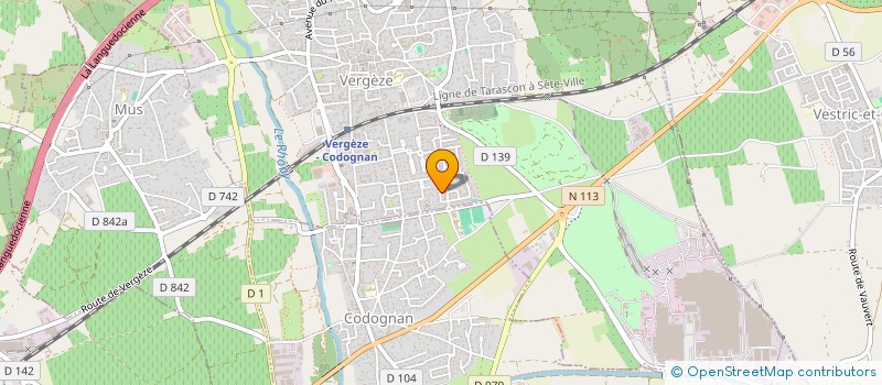 localisation de l'entreprise BIOCALM  VERGEZE