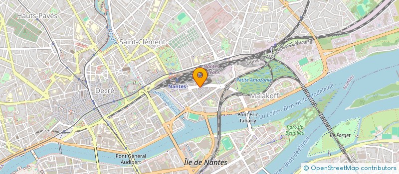 localisation de l'entreprise BIOCALMA à NANTES