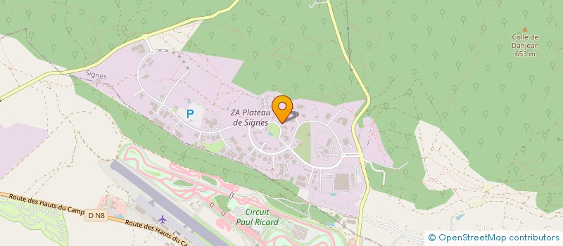 localisation de l'entreprise BIOCELLCHALLENGE  SIGNES