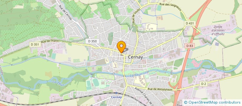 localisation de l'entreprise BIOCERAM SASU  CERNAY