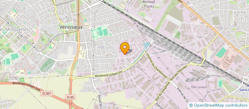 localisation de l'entreprise BIOCHIM SARL  VENISSIEUX