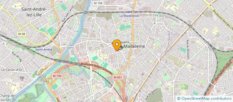 localisation de l'entreprise BIOCLEAN à LA MADELEINE