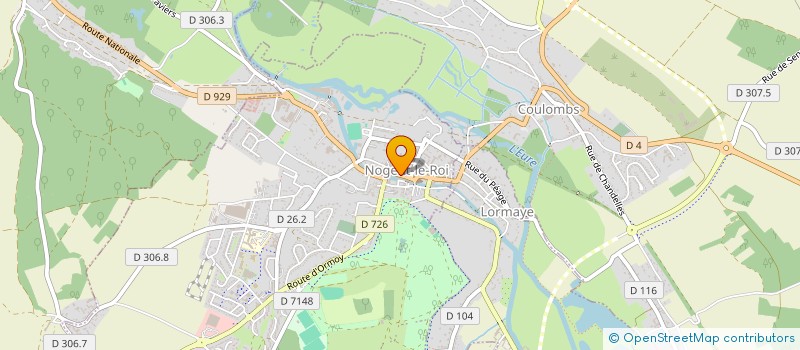 localisation de l'entreprise BIOCLIM HABITAT à NOGENT-LE-ROI