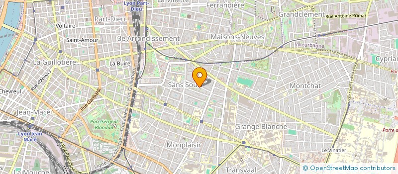 localisation de l'entreprise BIOCLINICA SAS à LYON