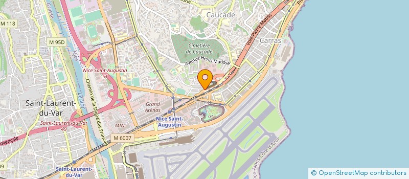 localisation de l'entreprise BIOCLINICARE à NICE