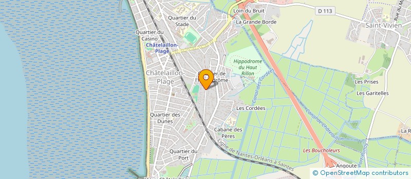 localisation de l'entreprise BIOCOMBE à CHATELAILLON-PLAGE