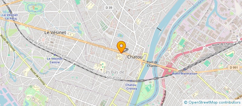 localisation de l'entreprise BIOCON CONSULTING  CHATOU