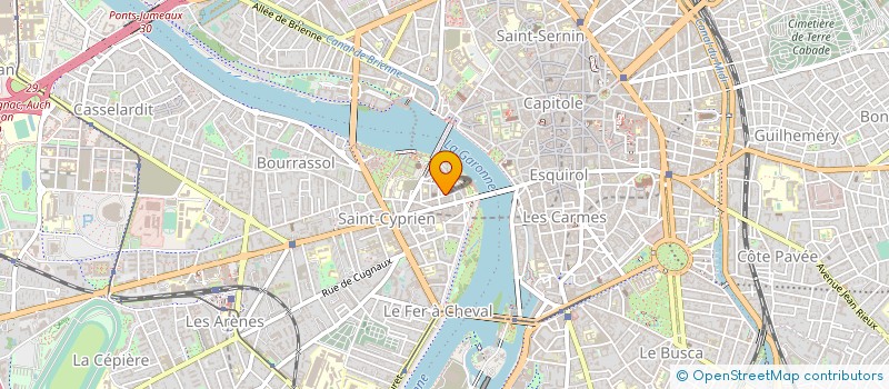 localisation de l'entreprise BIOCONCEPT à TOULOUSE