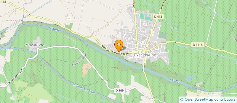 localisation de l'entreprise BIOCONCEPT  CUXAC-D'AUDE