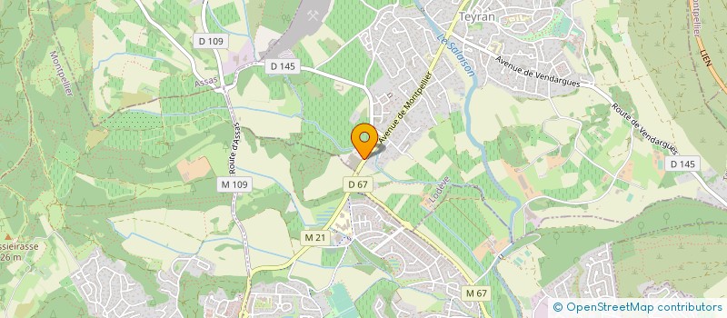 localisation de l'entreprise BIOCONNECT à TEYRAN