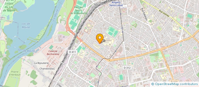 localisation de l'entreprise BIOCONSOM' ACTEURS PAYS D'ANGERS à ANGERS